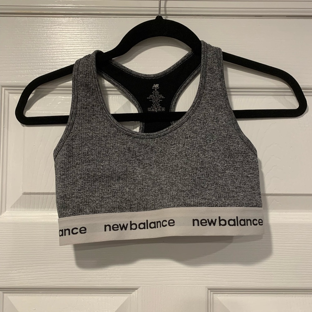 New Balance Ribbed Light Support Sports Bra